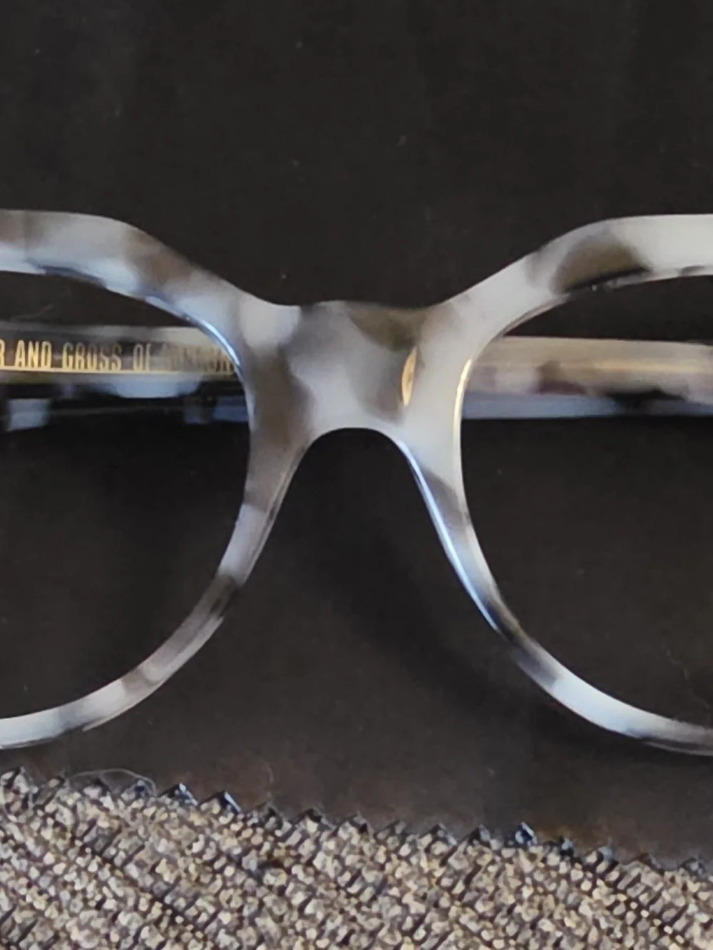 Cutler and Gross 1130 Handmade Round Frames - Gray/Black/White